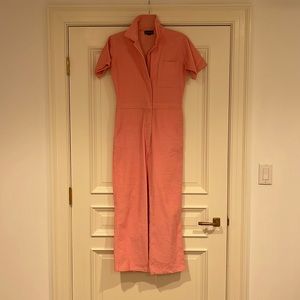 Nooworks pink corduroy jumpsuit size XS